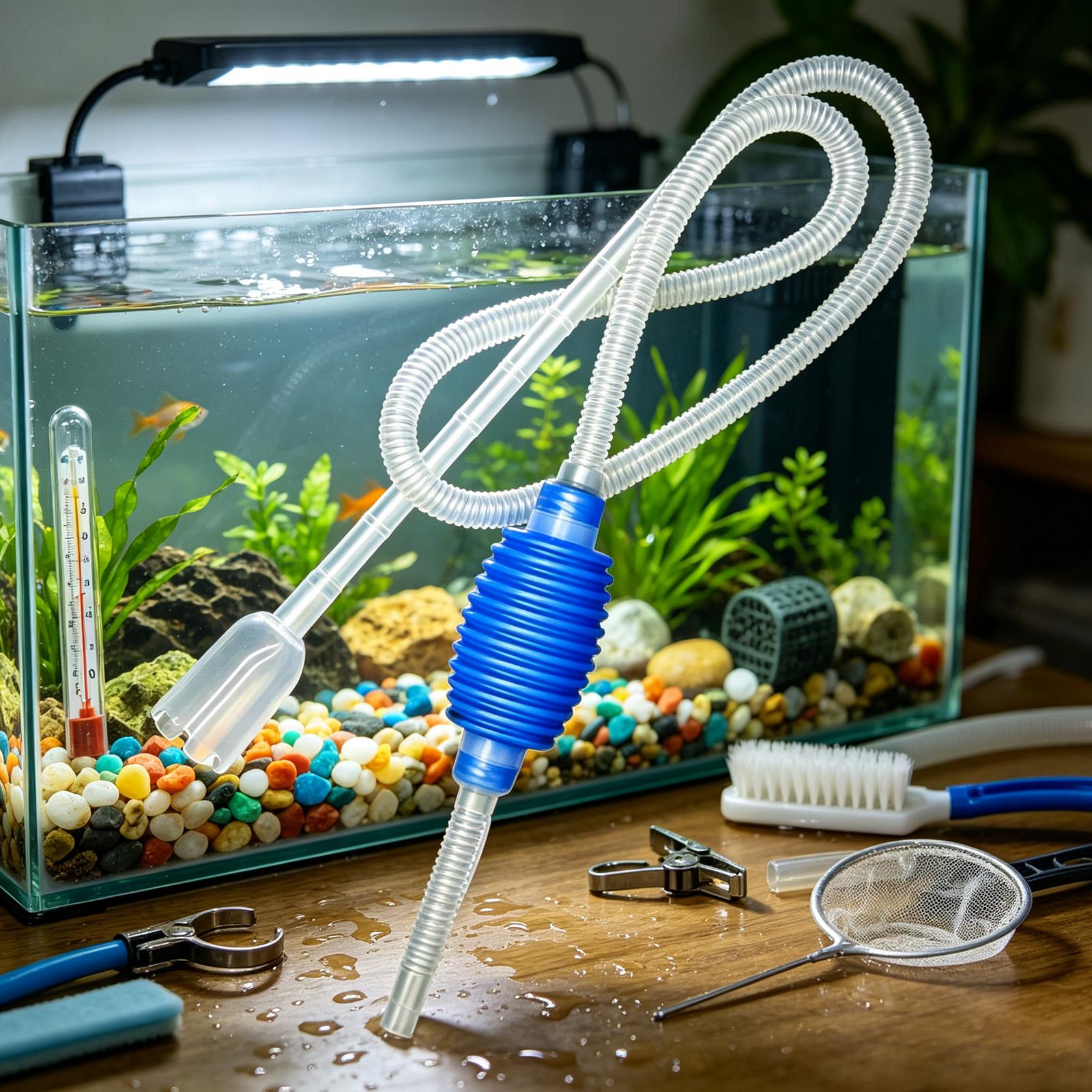 Marine Aquarium Hydrometer - Siphon for Fish Tank 1.4 Meters