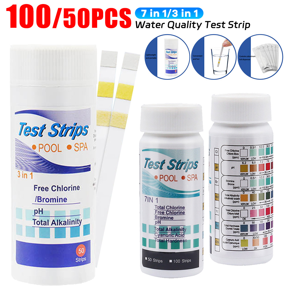 7 in 1 Aquarium Test Strips Mu - Marine Aquarium Water Test Kit ulasan dan harga