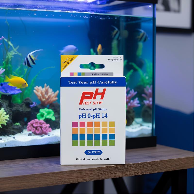 100Pcs Water PH Test Strips 0  - Marine Aquarium Water Test Kit ulasan dan harga