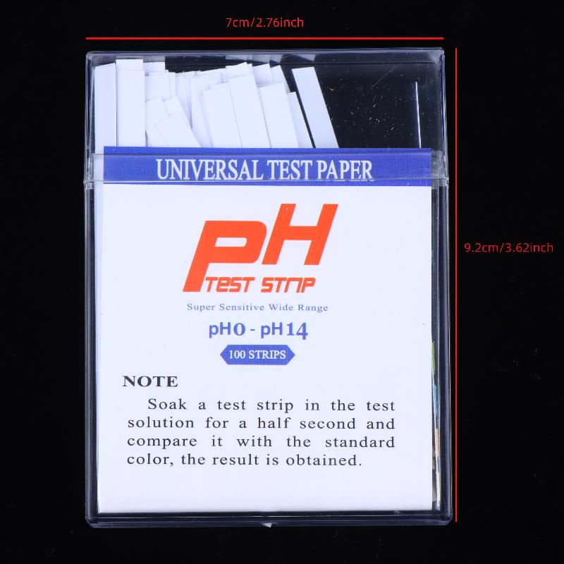 100Pcs Water PH Test Strips 0  - Marine Aquarium Water Test Kit ulasan dan harga