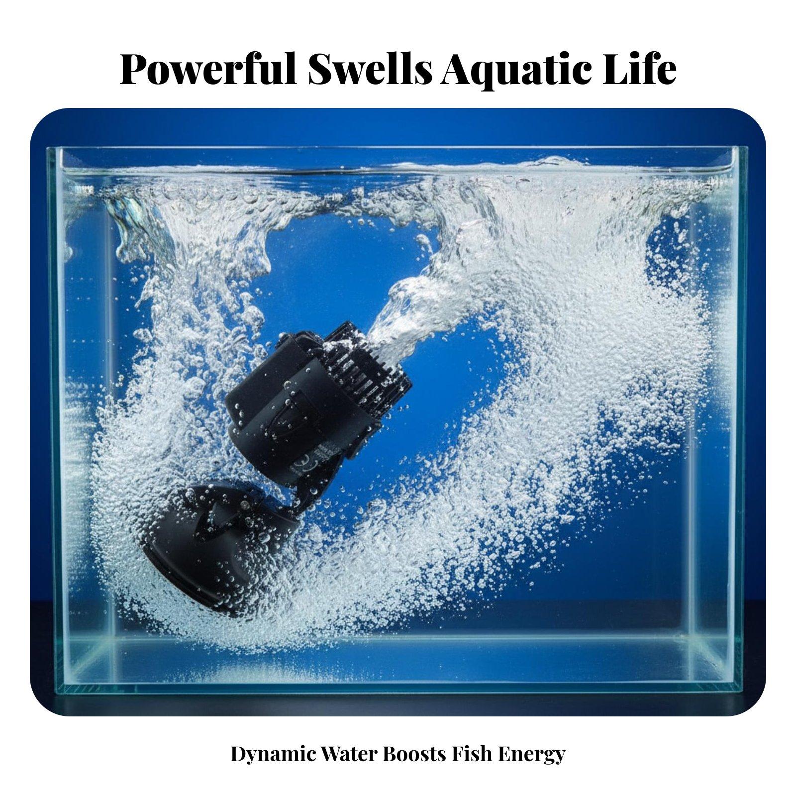 Silent Aquarium Water Pump Wav - Marine Aquarium Water ulasan dan harga