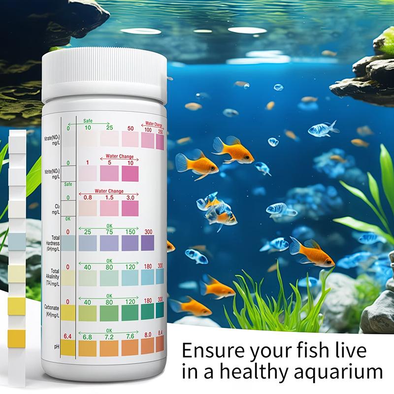 NEW Aquarium Water Test Strips - Marine Aquarium Water Test Kit ulasan dan harga