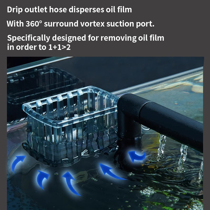 3W Aquarium Surface Oil Skimme - Marine Aquarium Water ulasan dan harga