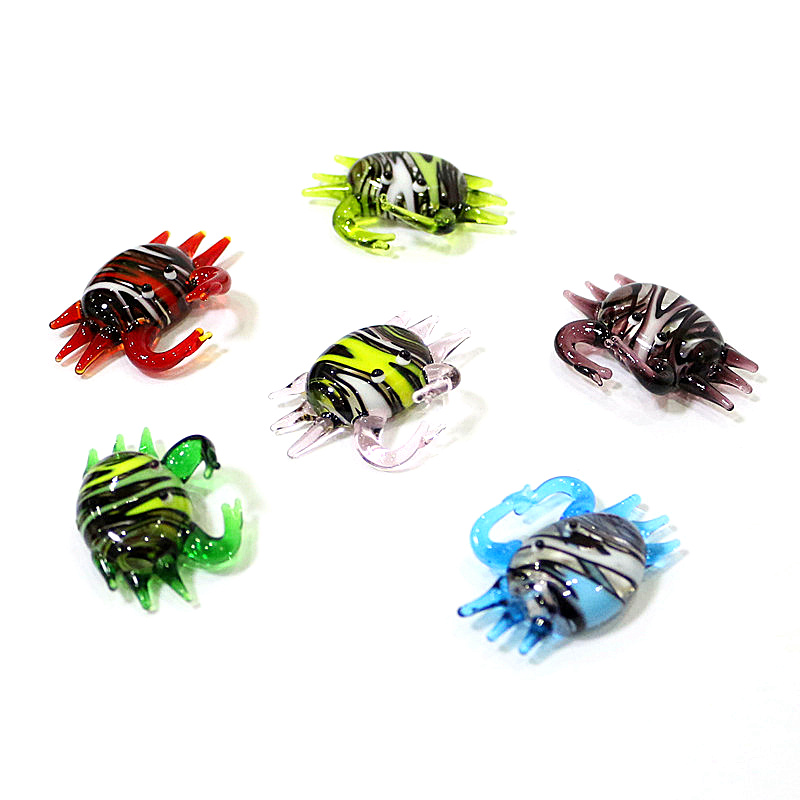 Handmade Cute Mini Glass Crab  - Marine Aquarium Mini ulasan dan harga
