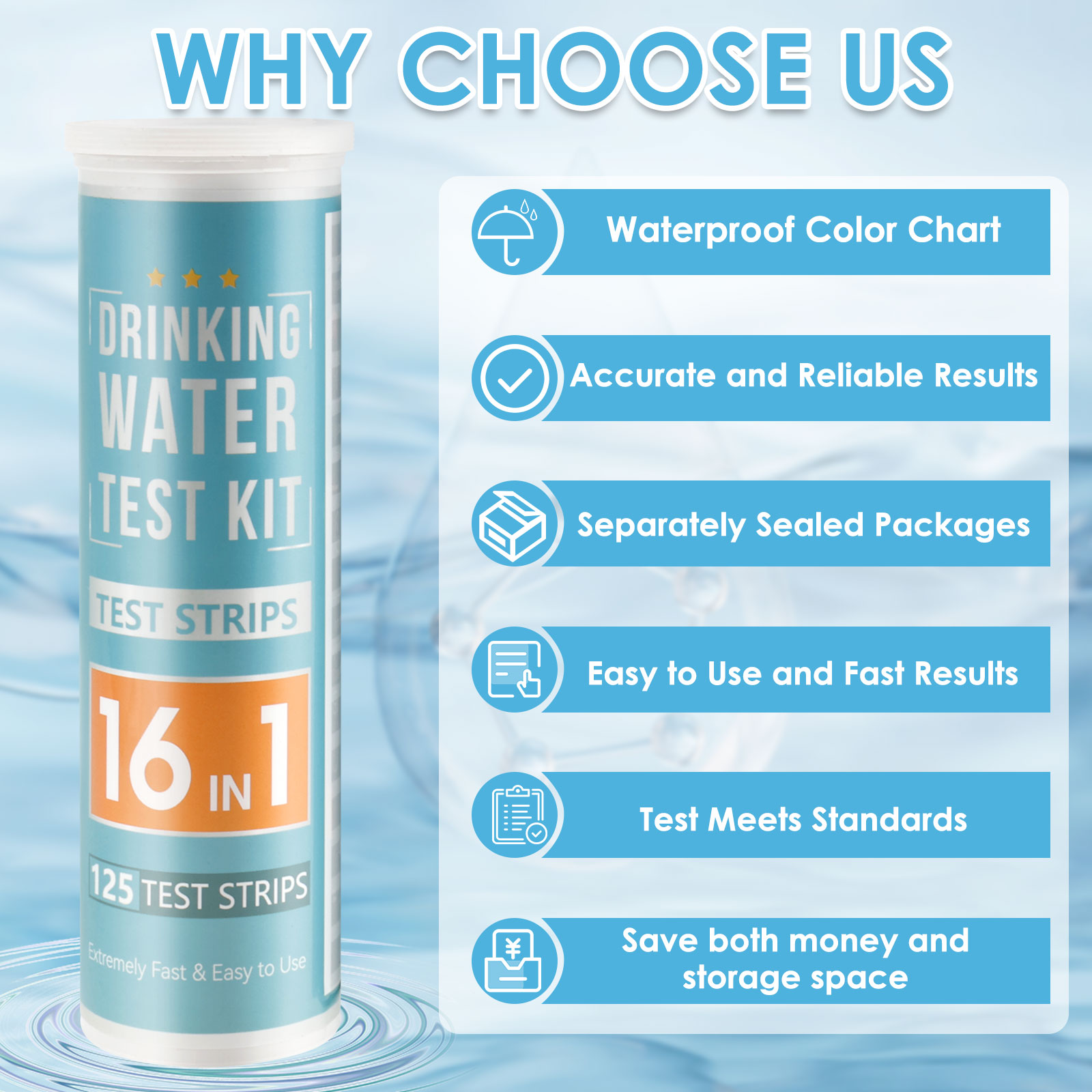 100/125Pc Aquarium Test Strips - Marine Aquarium Water Test Kit ulasan dan harga