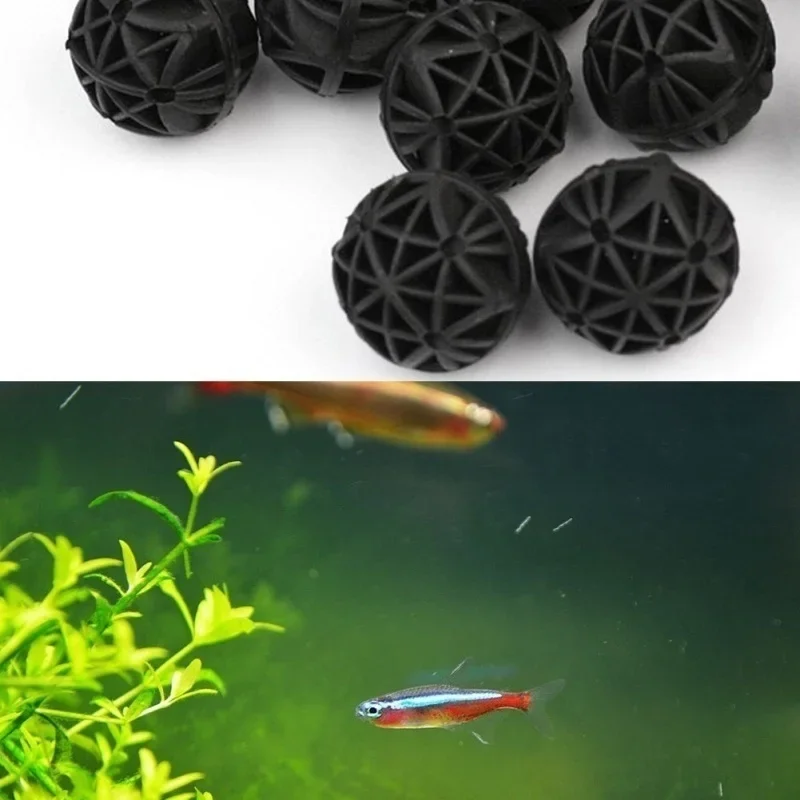20Pcs 16mm Aquarium Filter Bio - Marine Aquarium Water ulasan dan harga