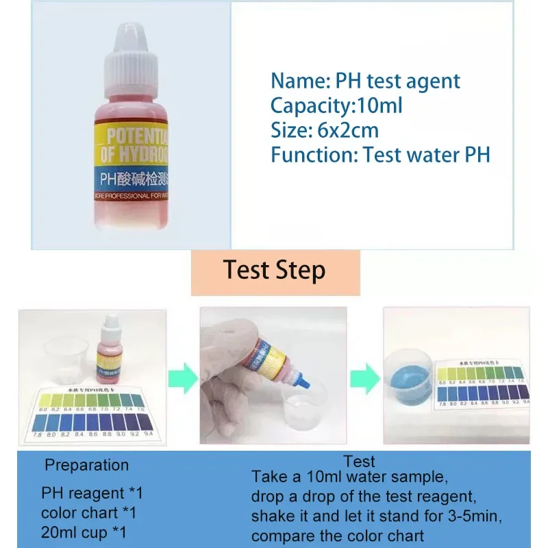 PH NH4 NO2 NO3 GH CI H2S DO Ch - Marine Aquarium Water Test Kit ulasan dan harga